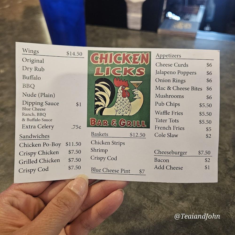 Chicken Licks Menu image 2