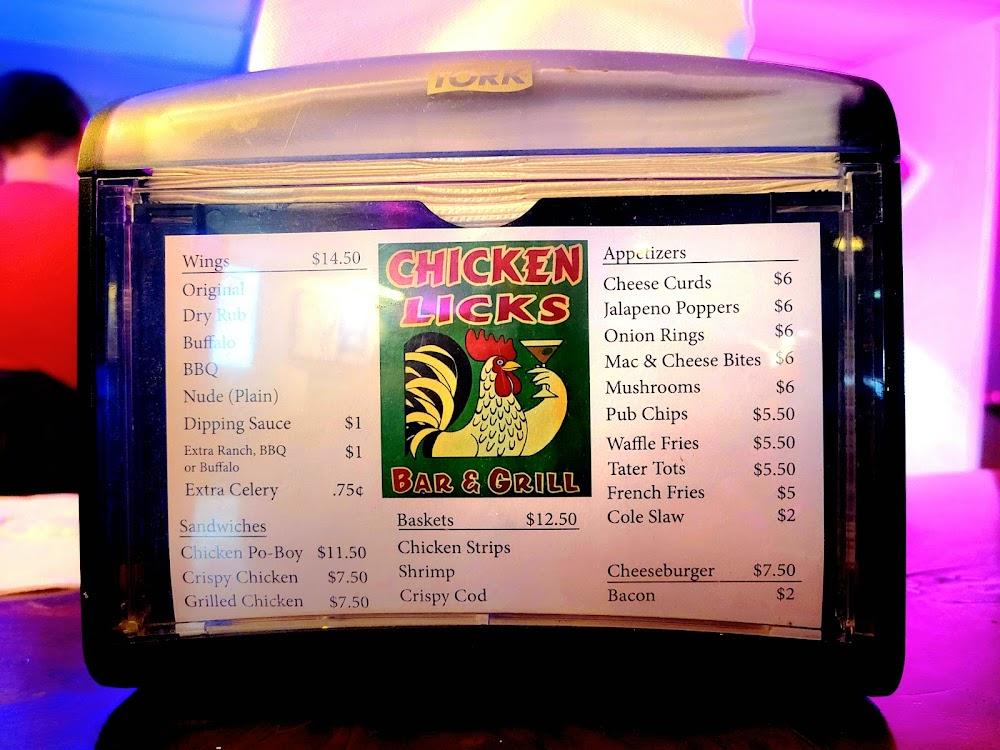 Chicken Licks Menu image 3